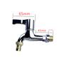 1/2" 4-Point Water Inlet In-Wall Plastic Faucet for Washing Machine Household Improvement Washer Tap