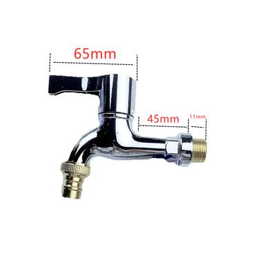 1/2" 4-Point Water Inlet In-Wall Plastic Faucet for Washing Machine Household Improvement Washer Tap
