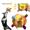 Interactive Ball Toy With Sound For Small Large Dogs Chewers Training Decompress Cleaning Tooth Boredom Relieving Pet Supplies