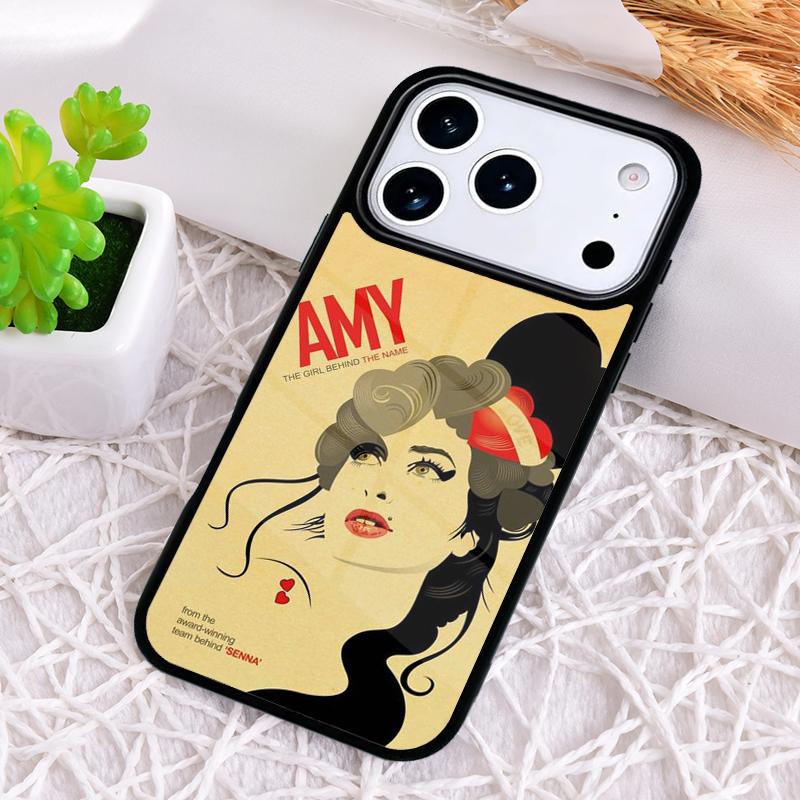 Amy Winehouse Phone Case for iPhone 17 Air 16 15 11 12 14 13 Pro Max Shockproof Cover