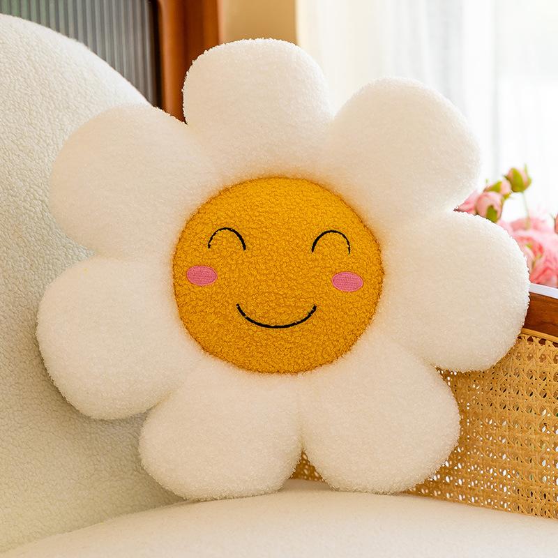 Sunflower Plush Cushion - Perfect for Sofa, Bay Window, Bedroom, or Office Chair Backrest