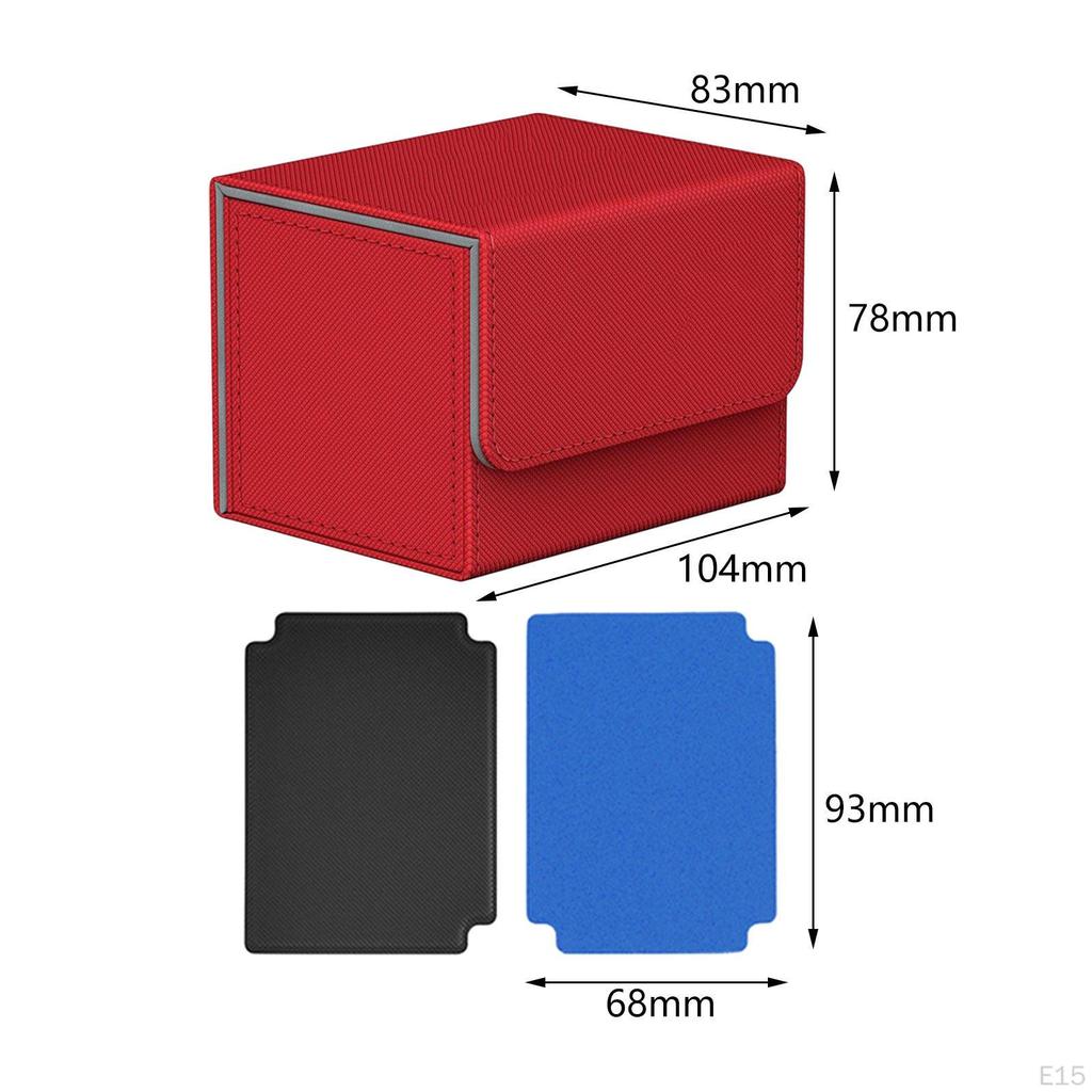 Trading Card Deck Box Premium Collectible Durable Standard Playing