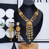 Middle Eastern Gold Tassel Jewelry Set for Brides