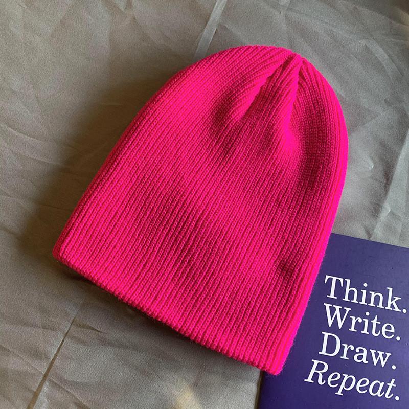 Vintage Knitted Winter Hat With Thick Warm Acrylic For Men And Women