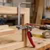 Heavy Duty Ratchet F Clamp Guide Rails Clamp For Woodworking With Quick Locking Mechanism And Antislip Jaw Pad