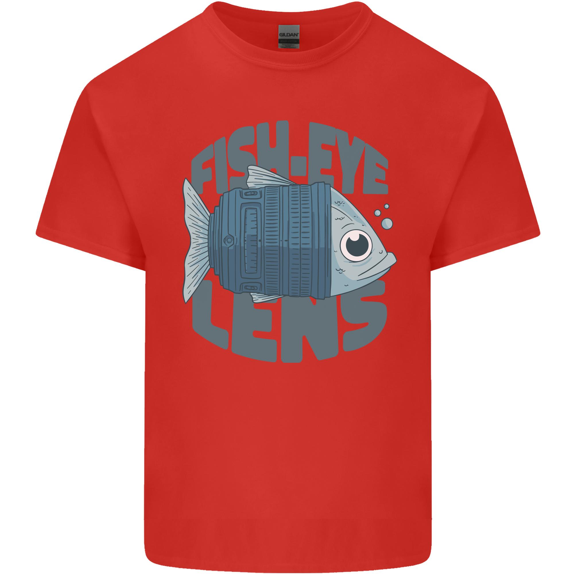 Photography Funny Fisheye Lens Photographer Unisexs Light Cotton TShirt S