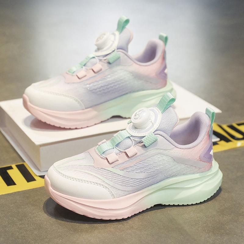 Children's sports shoes 2025 spring new mesh breathable non-slip fashion handsome deodorant girls running shoes