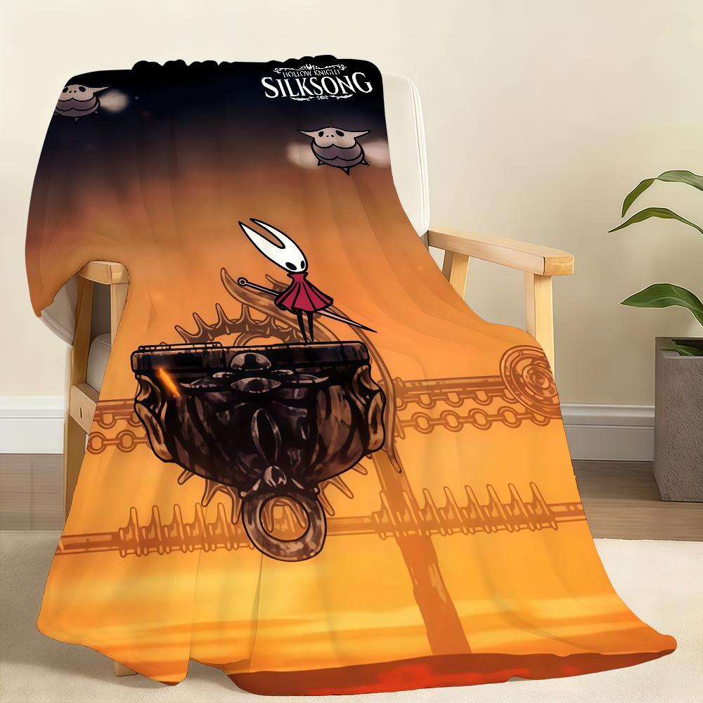 Game H HollowS K Knight S SilksongS Blanket Soft Throw Blanket for Home Bedroom Bed Sofa Picnic Travel Office Rest Blanket Gift