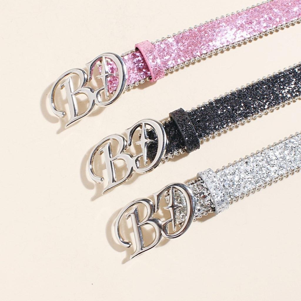 Blingbling Waist Belt for Street Dance Jean Belt Livehouse Punk Waist Chain Stunning Glitter
