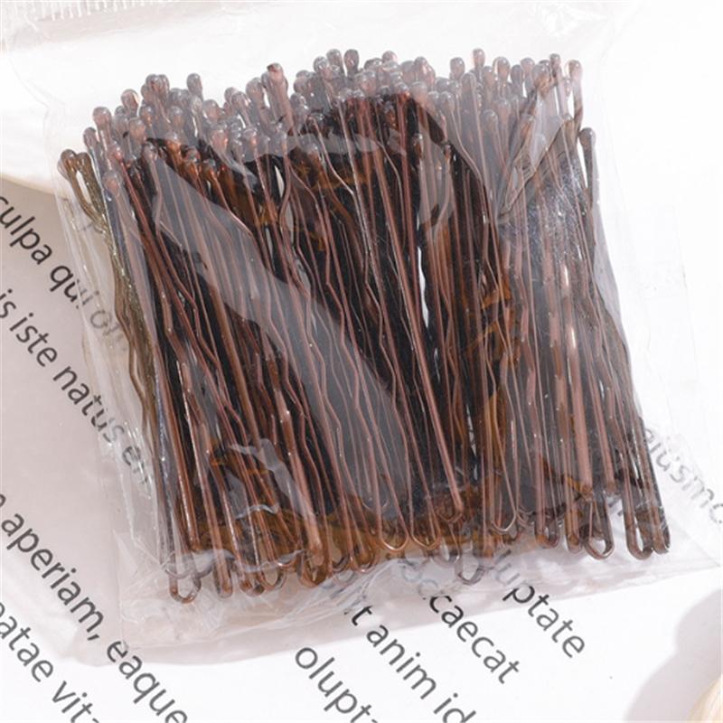 100/50pc 50/60mm Hair Pin And Clips U Shape For Headpiece Women Girls Hairpins Accessories Bride Wedding Head Jewelry Decoration