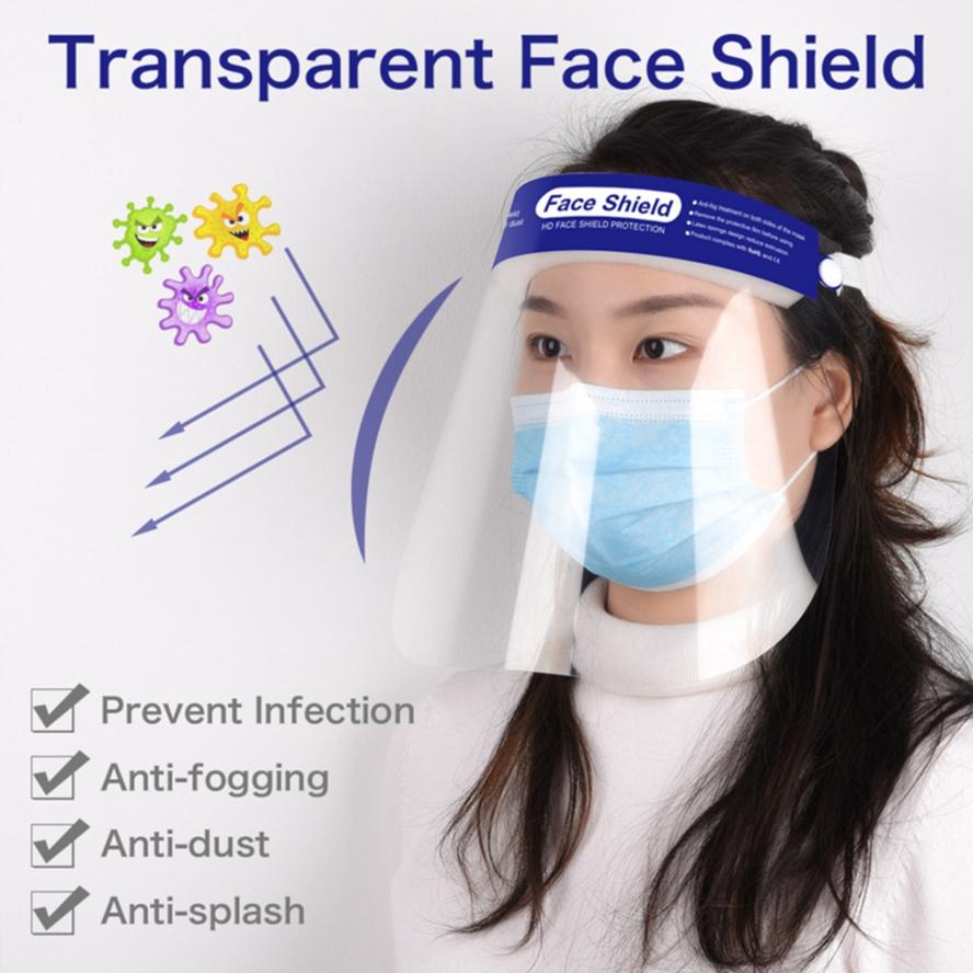 Face Shield Full Face Cover Visor Cap Protection Mask Detachable Anti-dust Anti-splash mask