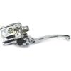 Universal Motorcycle 7/8 Inch 22mm Brake Master Cylinder Clutch Lever Left & Right Set Handlebar Fit for Honda Yamaha Suzuki Kawasaki, 1 Pair Chrome