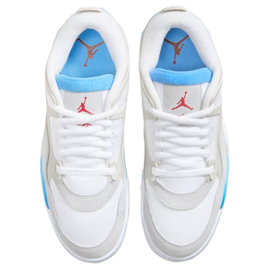 Air Jordan 4 RM Vit Legend Blå Neutral Grå Livsstilssneakers FQ7939-104