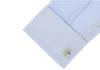Factory Price Retail Quality Cufflinks For Men Silver Color Brass Material Bicycle Bike Design Cuff Links