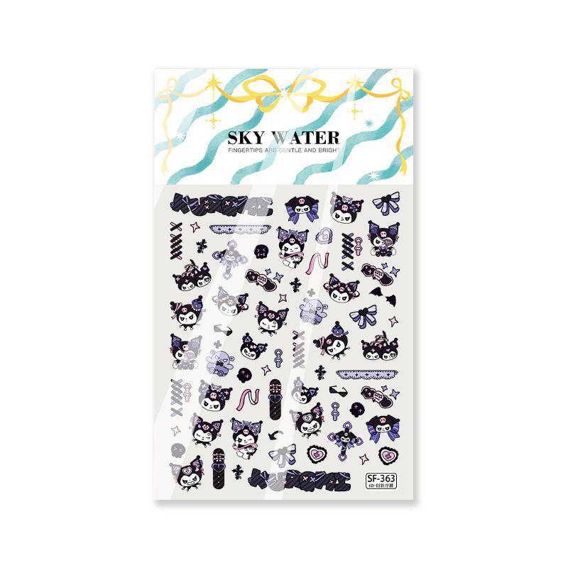 3D рельефные наклейки для ногтей и арт-наклейки на камеру iPhone 17 с Куроми Sky Kuromi Cool [1 Piece]