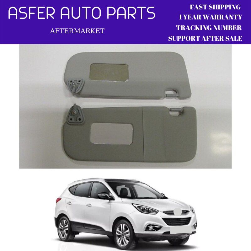Inner Sun Visor For Hyundai IX35 2010-2015 Left Right 2 Piece Set Oem 852102S020OM