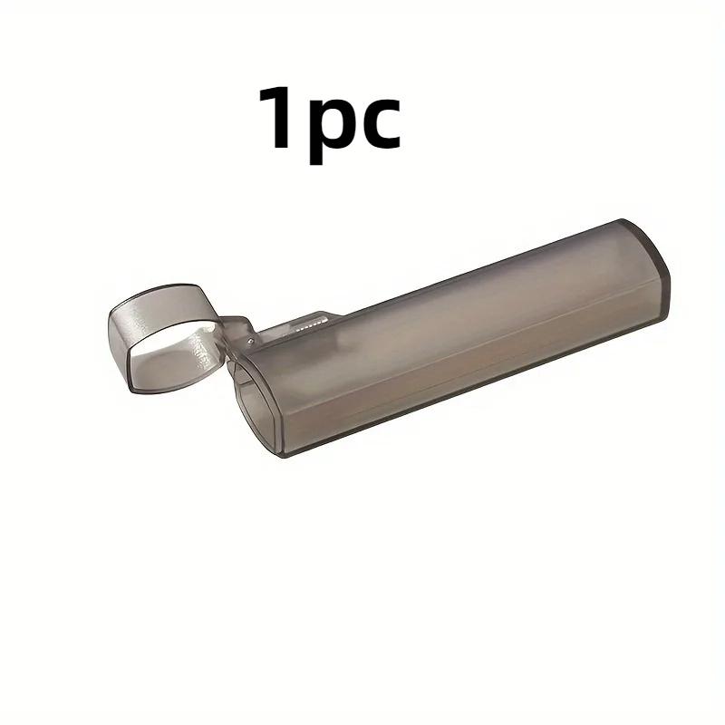 

Portable Transparent Mini Storage Box Travel Toothpick Cotton Swab Box Simple Small Object Band-aid Classification Finishing Box