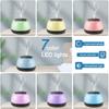 Wood Grain Ultrasonic Aroma Diffuser Lamp, 300ml Humidifier for Bedroom/Desktop