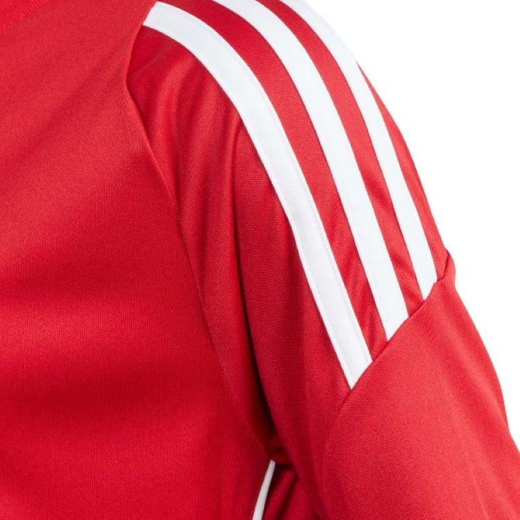 Adidas Tiro 24 Series Quick-Dry Color Block Round Neck Short Sleeve Kids Soccer Jersey Kids Jersey Energy-Red White IS1030