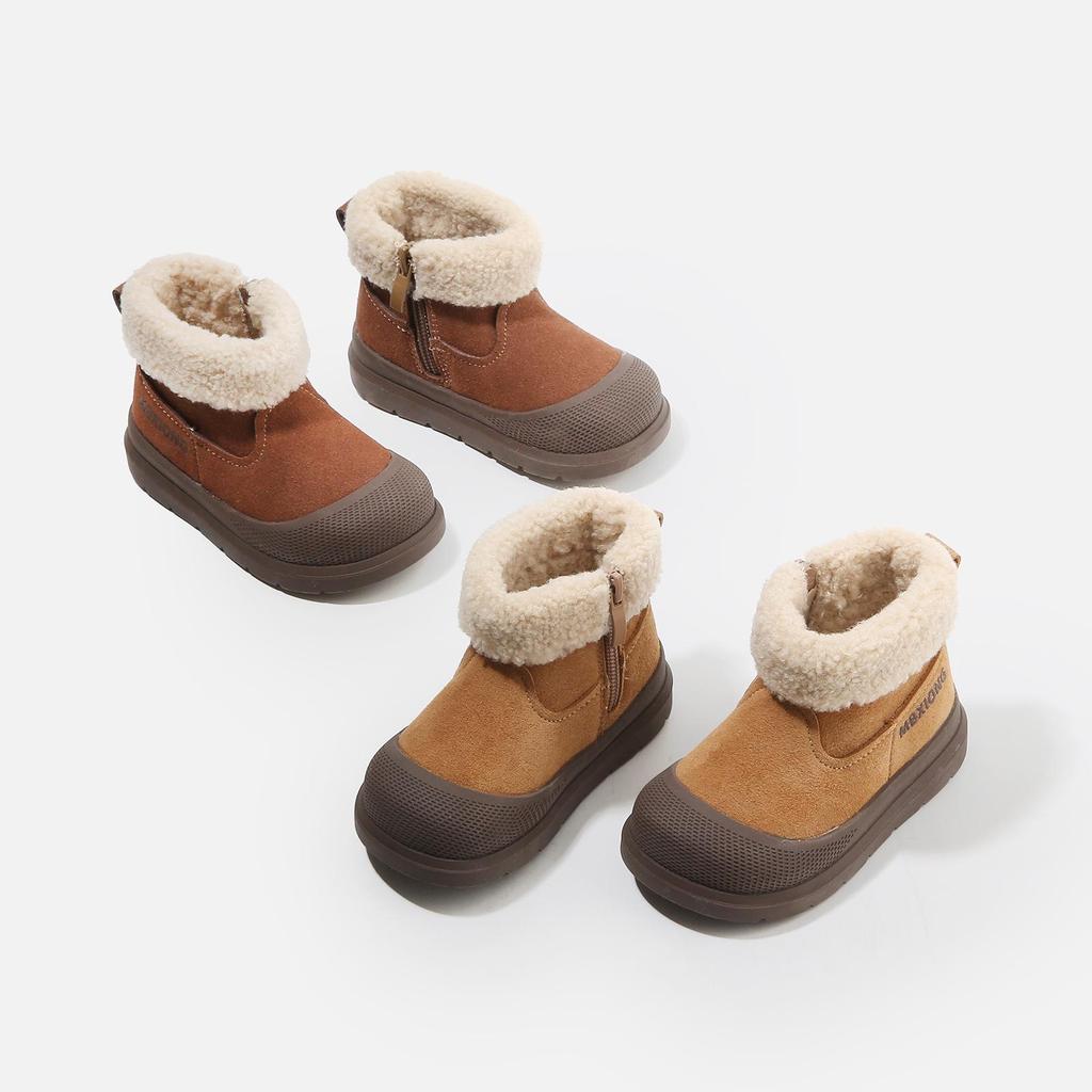 Bottes de neige d'hiver pour tout-petits: Bottes courtes confortables pour petits garçons et filles