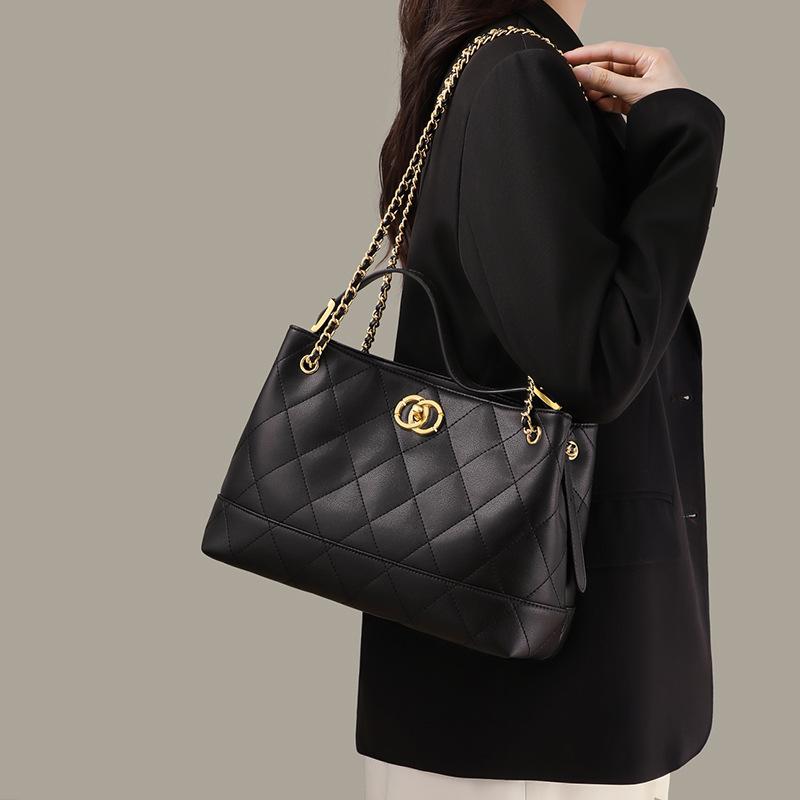 

Tote bag women s new women s bag autumn and winter bucket bag large capacity shoulder portable messenger bag чорний