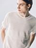 EDWARDMAX Fontana Short-Sleeve Knitwear Cream