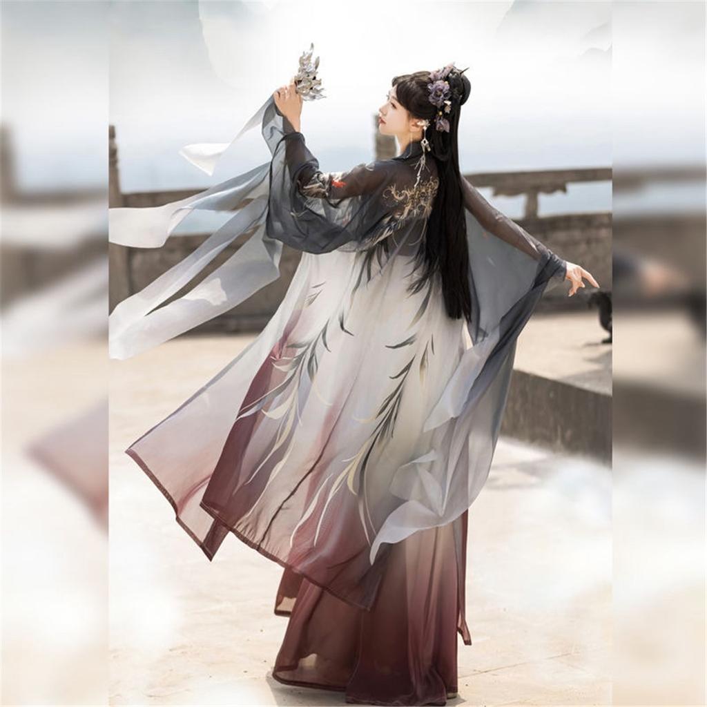 Chinesischer Wei Jin Dynastie Stil Hanfu Für Männer Und Frauen Mythische Serie Set Für Paare