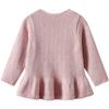 Spring and Autumn Infant Cotton Princess Baby Top Dress Sweater Coat Fashionable All-match Girl Knitted Cardigan
