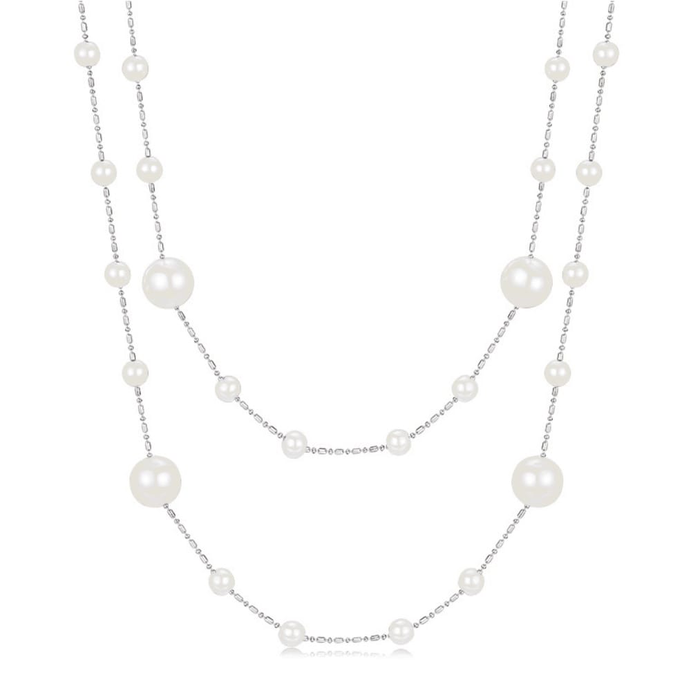 Necklace women's light luxury high-end sense fashion style stacking wear more sweater chains