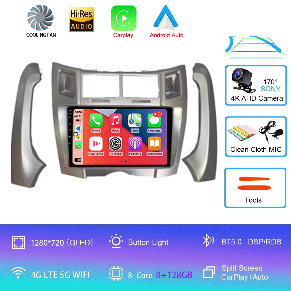For Toyota Yaris Vizi 2005 2006 2007 - 2012 Carplay Car Multimedia Player Radio XP90 Car Radio Android 14 Auto GPS Navigator
