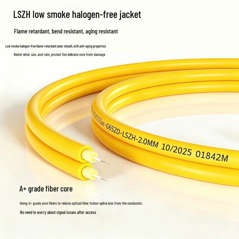 Ansxunlai 3m SC-SC Single-Mode Fiber Optic Patch Cable
