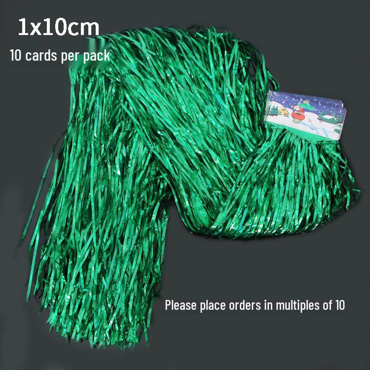 2x1m Gold Tinsel Fringe Curtain for Parties, Weddings & Photos