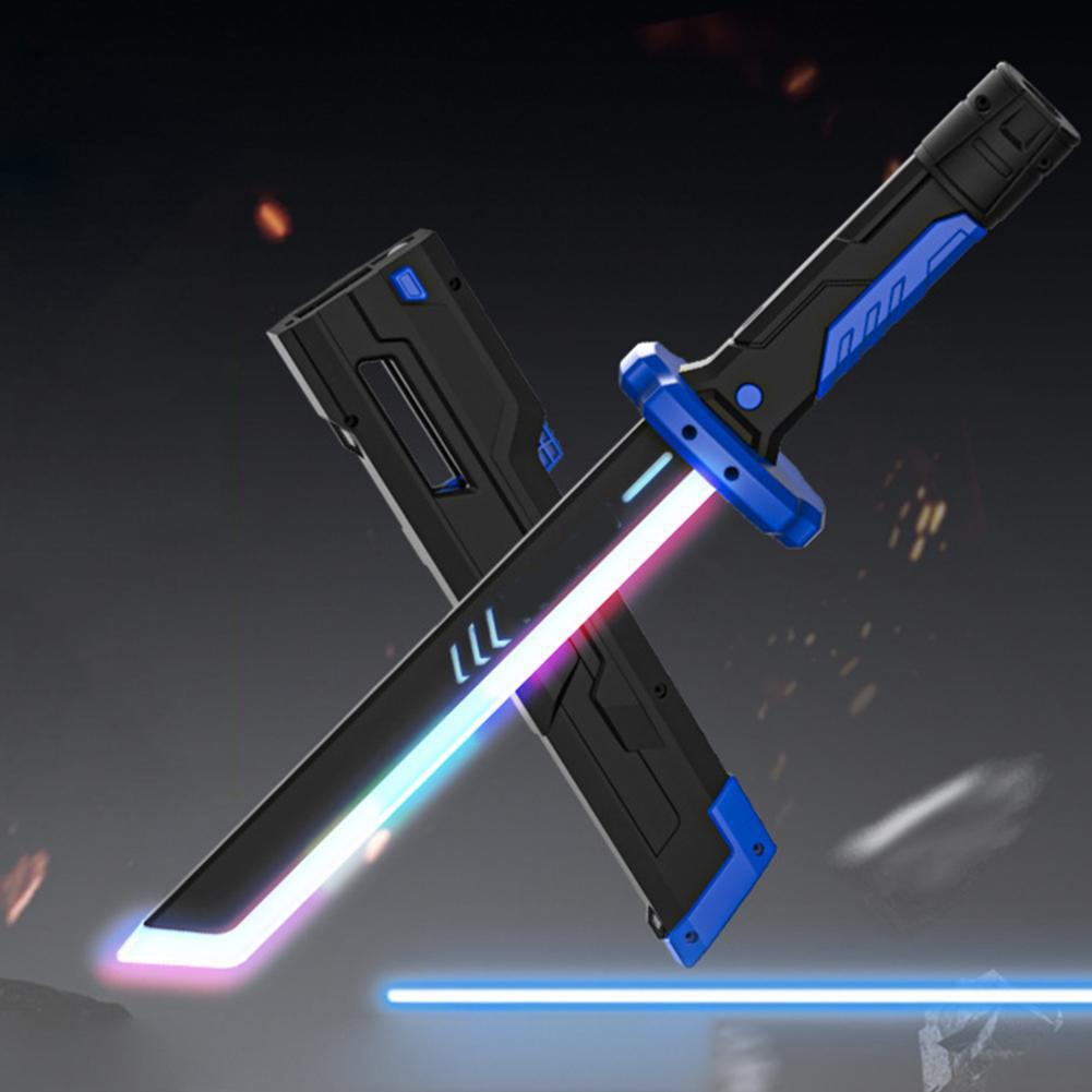 Lightsaber Star Spray Battle Sword Colorful Lights Cool Spray Lightsaber Toy Double Sword Combination Laser Sword Without Flint