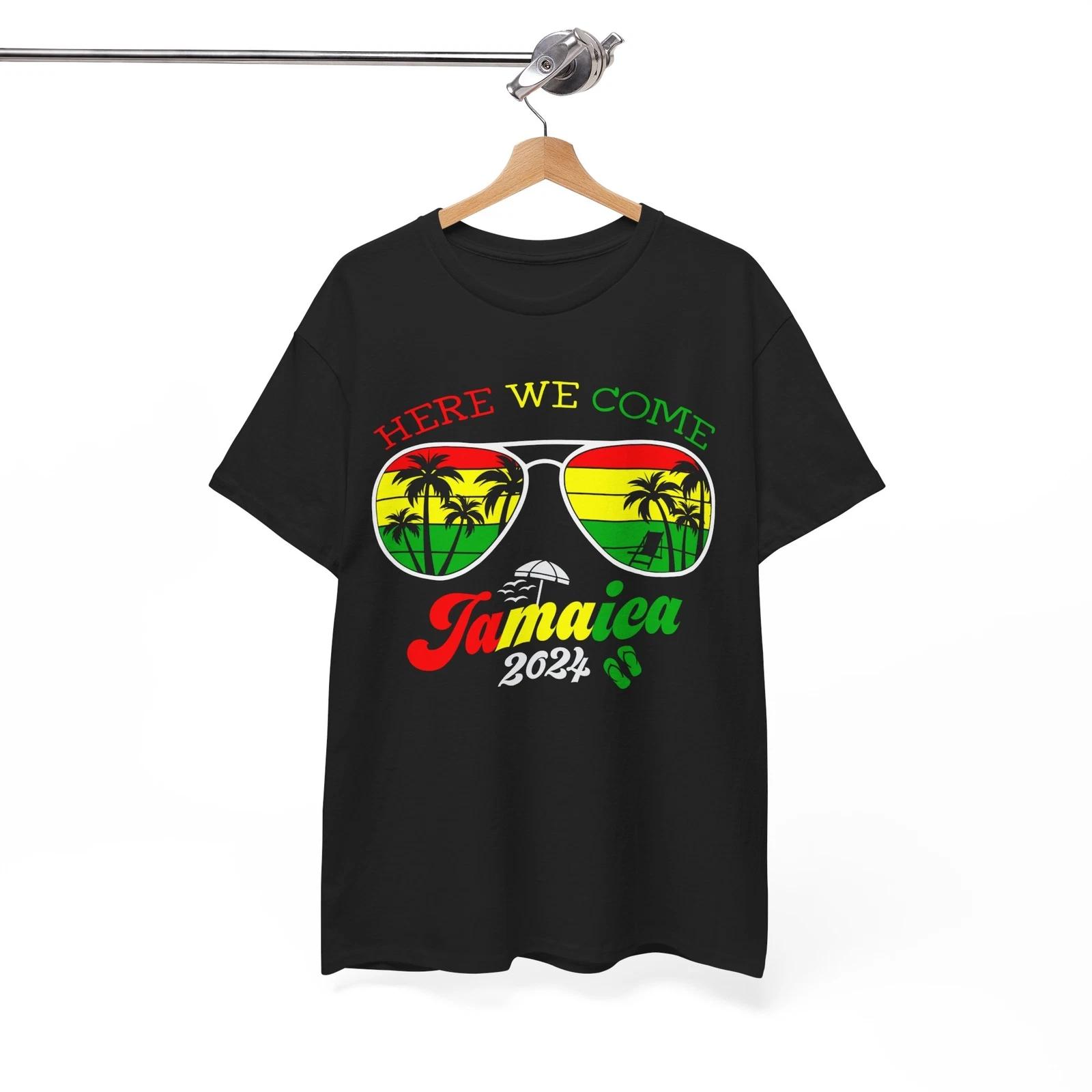 

Family Vacation Vacay Girls Trip Jamaica Here We Come 2024 T-Shirt 4XL
