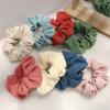 Wholesale Custom Fashion Candy Color Hair Scrunchies Korean Elastic Hair Bands for Woman Girls Ponytail Holder