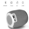 Altavoz Bluetooth inalámbrico portátil para exteriores, subwoofer, para coche y hogar con luces de colores, pequeño altavoz mini atmosférico