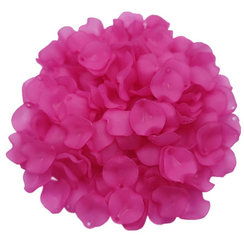 40Pcs Acrylic Maple Leaf Flower Petal Charm Pendants for Jewelry Making Accessories Mixed Colors DIY Findings Crafted