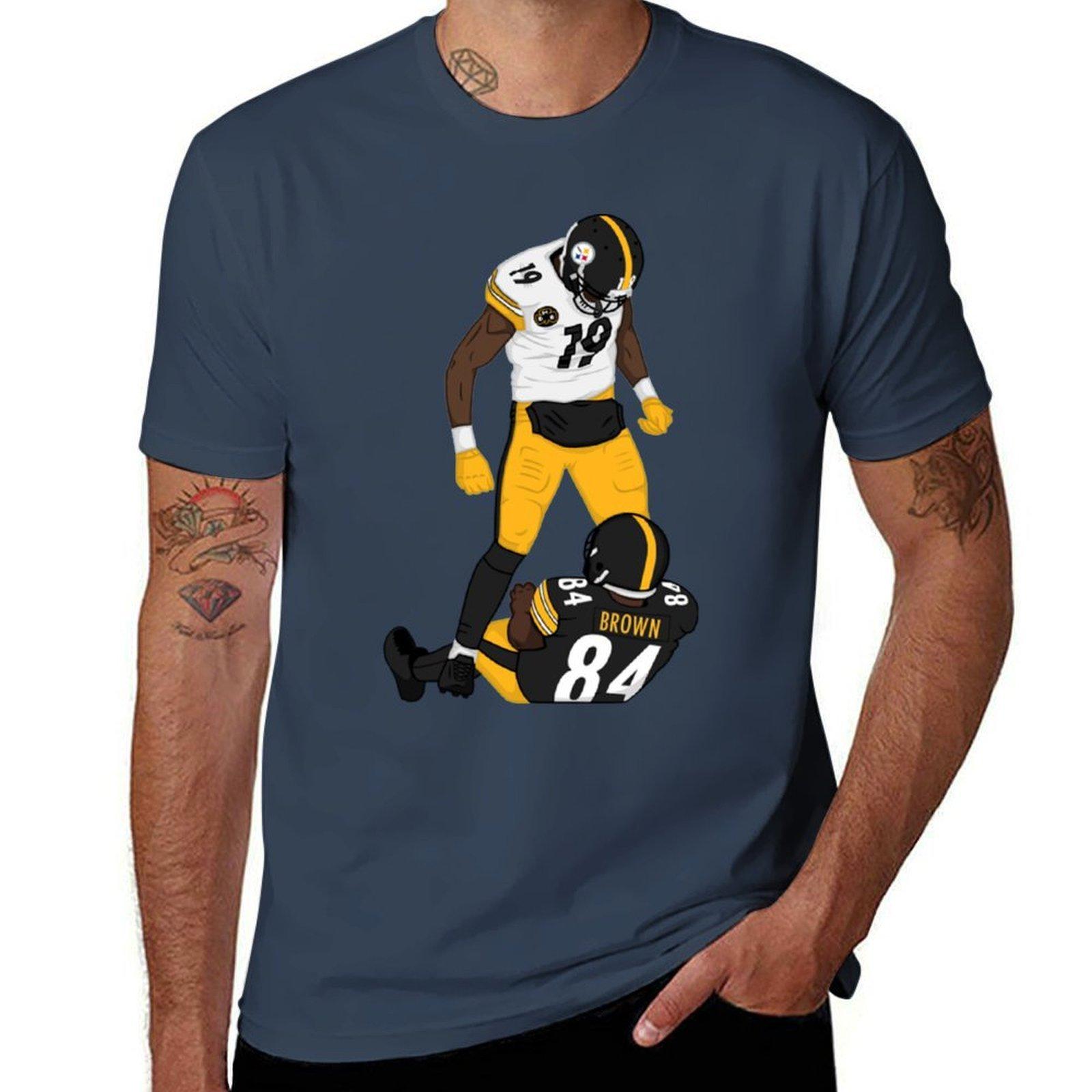 Juju Smith Schuster JuJu AB TShirt Sports Casual Short Sleeve Cotton Tee S