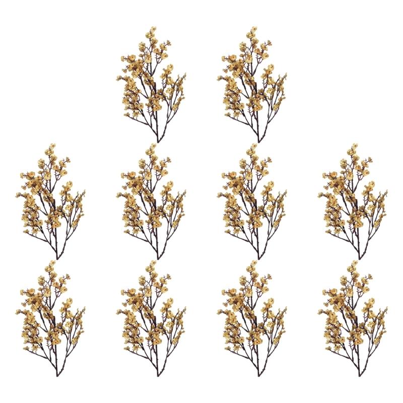 Realistic 50CM Silk and Plastic Gypsophila Flower for Home Decoration and Banquets Artificial Bright Color Blooms