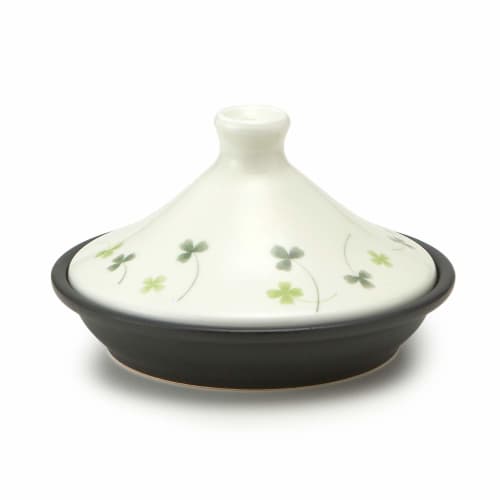 TAMAKI Tagine Pot, Small, Clover, Diameter 20.3cm x Height 12cm, Microwave and Heat Safe, T-679678