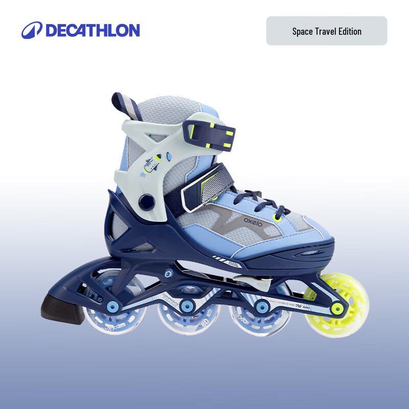 

Decathlon Kids Adjustable Roller Skates 26-29 (3 wheels)