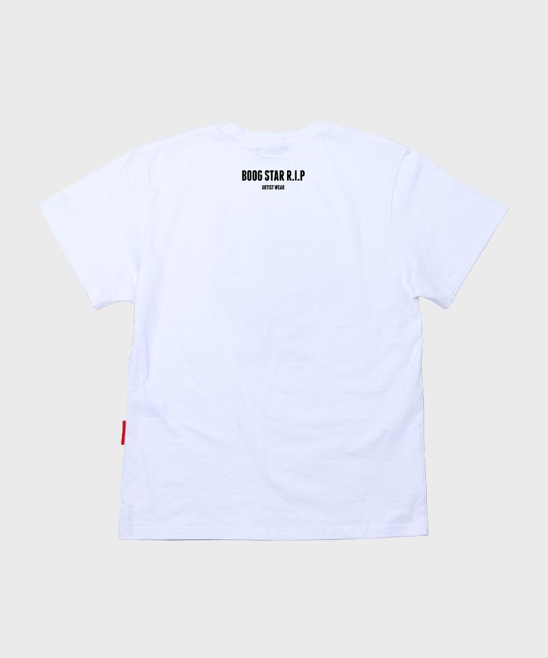 ARTISTWEAR [Atw X Boogstar] Boogstar Legend Short Sleeve T-Shirt_Wh