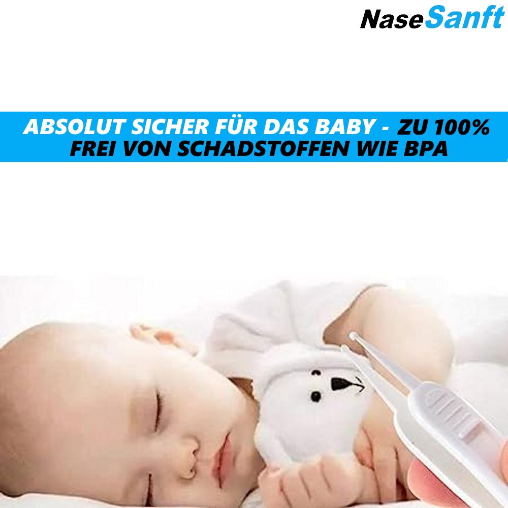 NaseSanft Baby Nasenpinzette Nasenreiniger Nasen Reiniger Pflege Zange Sauger