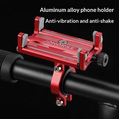 Uchwyt na telefon na rower ze stopu aluminium Regulowany 360 Montaż na kierownicy Antypoślizgowy Stabilny Stojak na smartfon Rowerowy Użytek drogowy