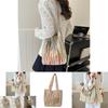 Stylish Retro Casual Women's Tote Bag Large Capacity Simple Design Shoulder Handbag