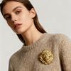 Lion Head Brooch Pin Western Style Women'S Accessory For Jackets Dresses, Parties - Year-Round Wearable Pin For