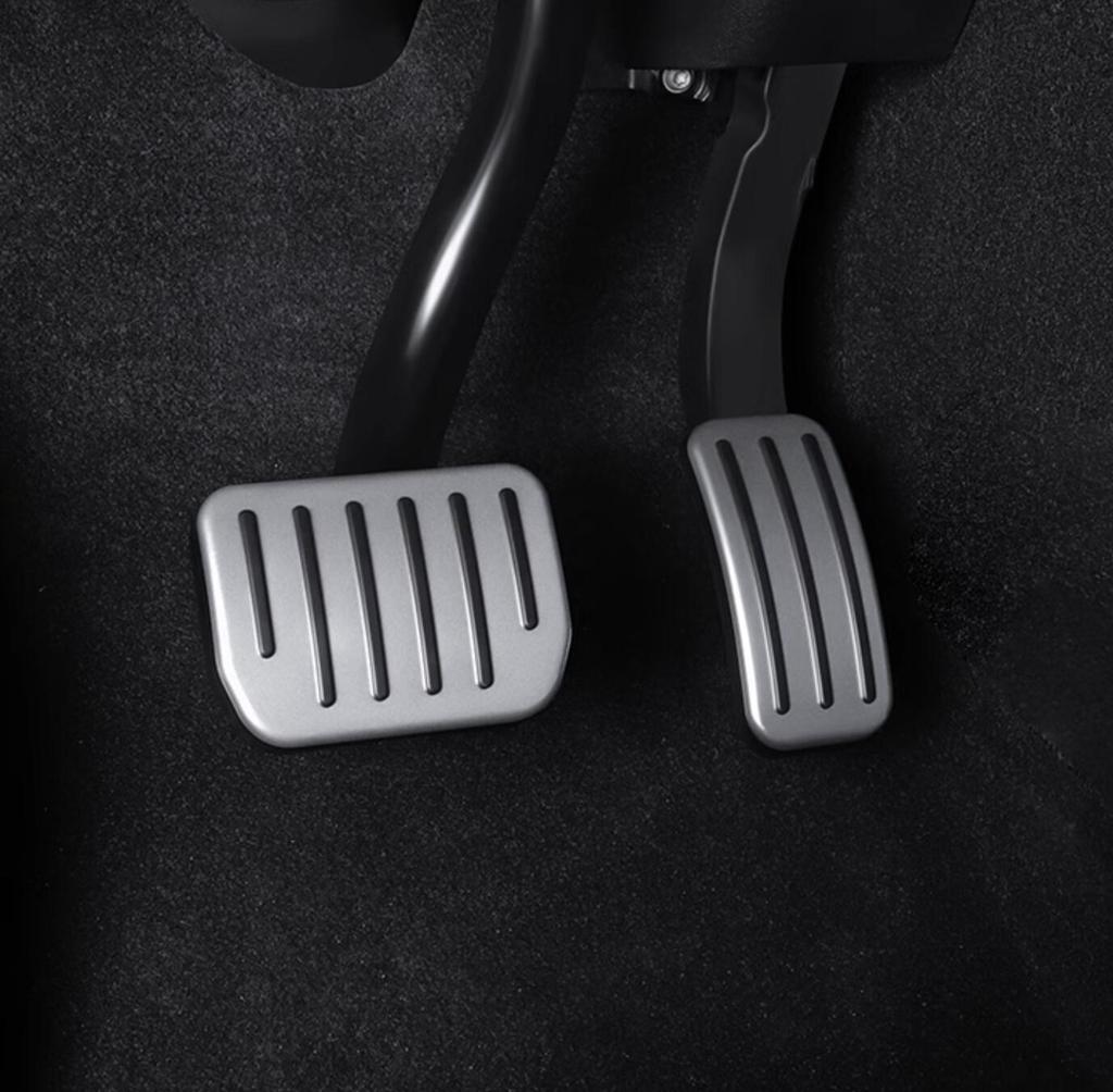 30S Easy Install Performance Pedal Pads Cover Foot Aluminum Non-Slip Pedals Accessories for Tesla Model Y 3 Highland 2025 2025