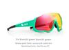 Chinallay Children's Cycling Glasses, Polarized Bicycle Glasses, Youth Roller Skating and Speed Skating Outdoor Sports Glasses