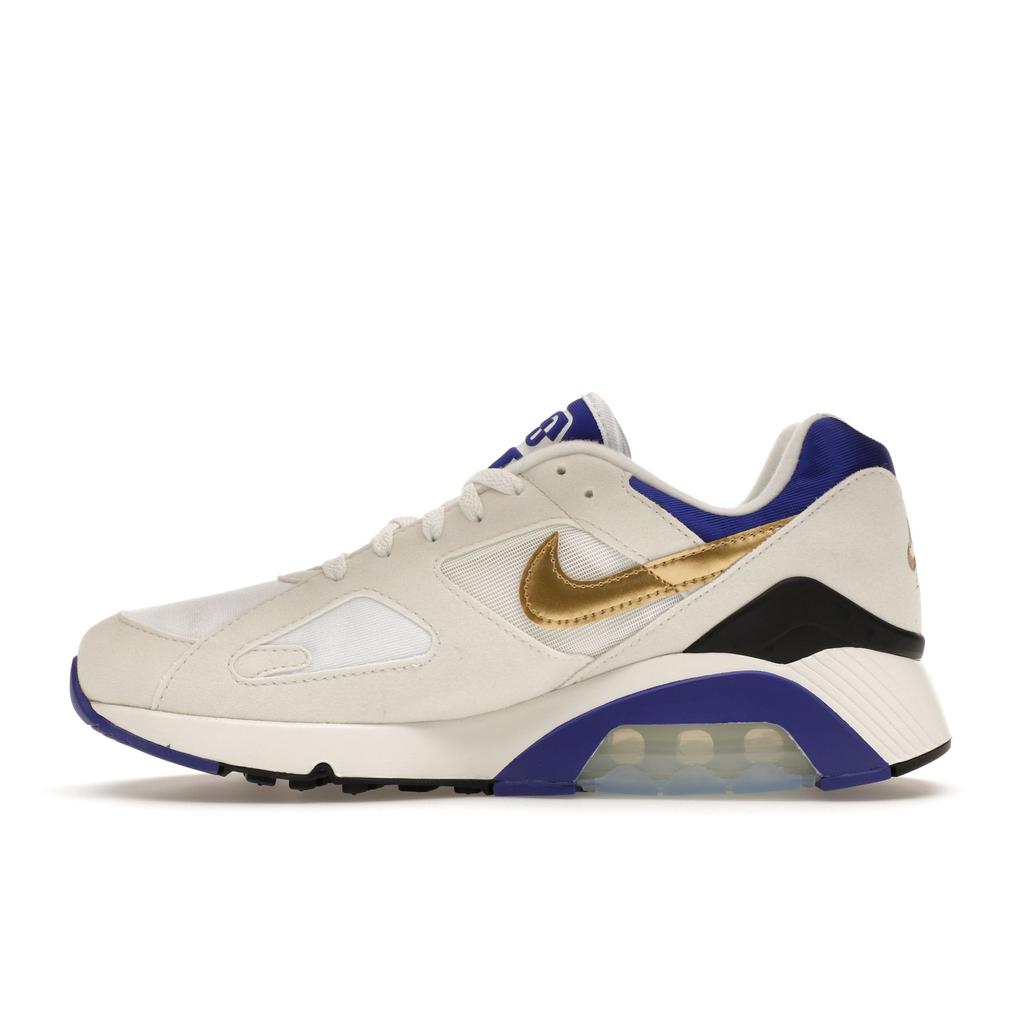 Nike Air Max 180 Concord 2024 Unisex Sneakers White Summit-White Metallic-Gold FJ9259-101
