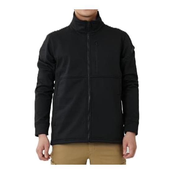 ATION [ATION] Work clothes, windproof, cold protection, brushed lining, stretch windproof soft shell blouson 8340 unisex adults